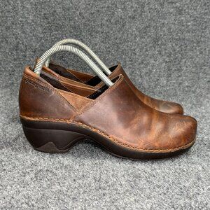 Patagonia Better Clogs Women's Size 8 Thatcher Brown Leather Slip On Loafer Shoe
